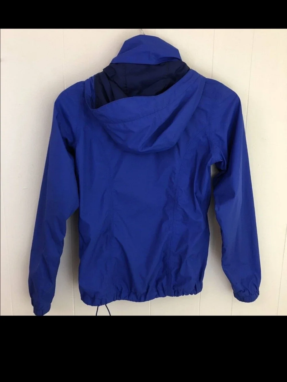 The North Face Blue Resolve HyVent Wind Waterproof Rain Jacket Full Zip Women XS